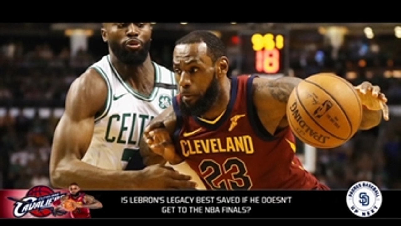 Is LeBron's legacy best saved if he doesn't make this year's NBA Finals?