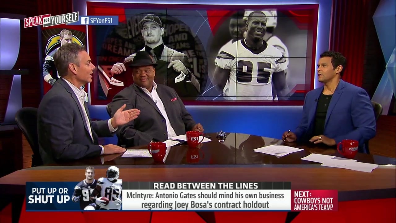 Antonio Gates should mind his own business - 'Speak For Yourself'