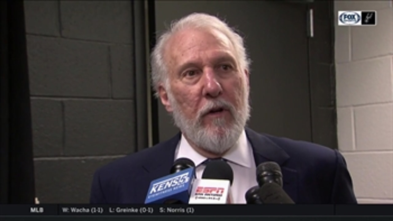 Gregg Popovich: 'There's really no happy in basketball'