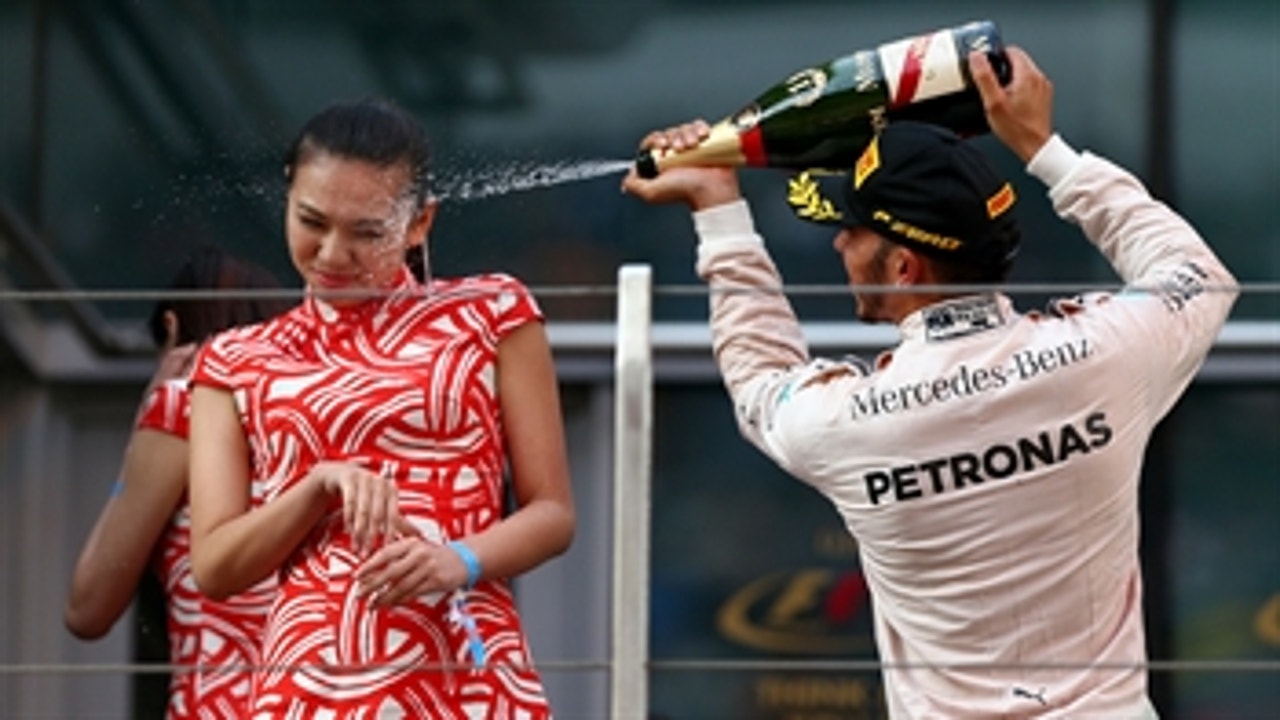Woman sprayed with champagne in controversial photo doesn't think F1 star was being sexist