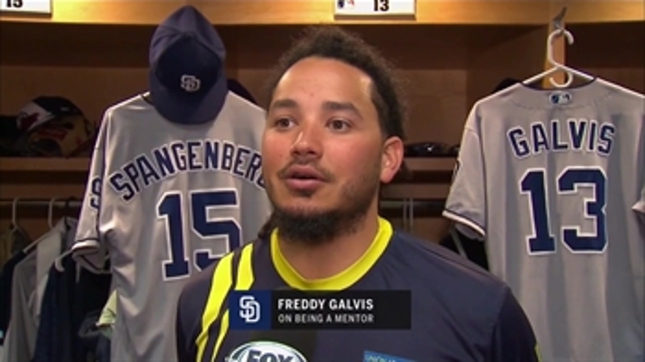 Freddy Galvis talks about his mentoring role with the Padres
