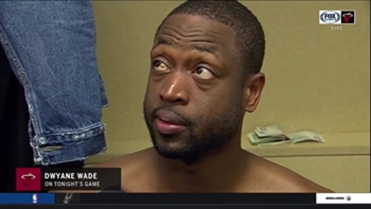 Dwyane Wade: 'It was a great competition from both teams'