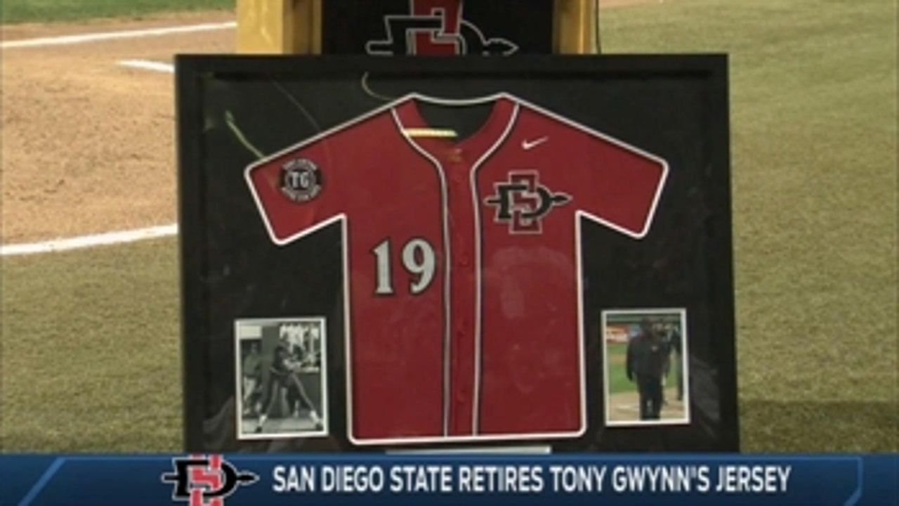 San Diego State retires Tony Gwynn's jersey