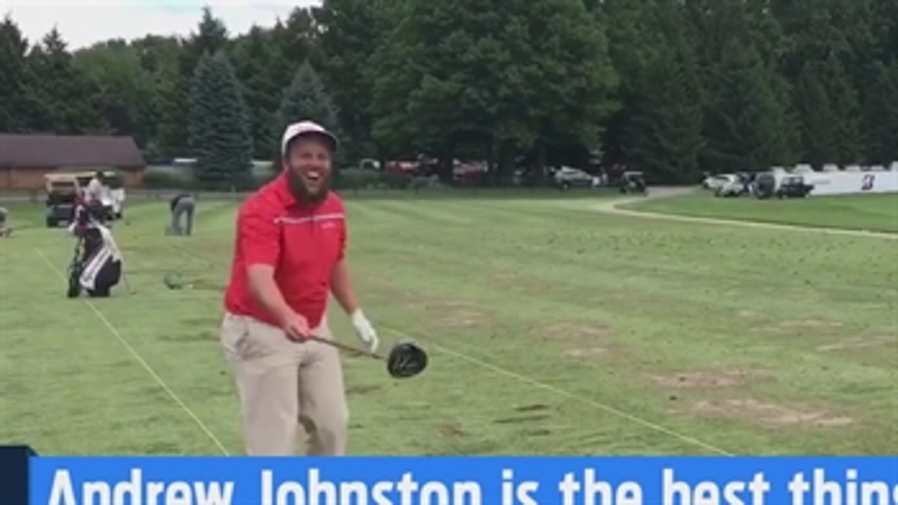 Andrew Johnston is a lot of fun on and off the course