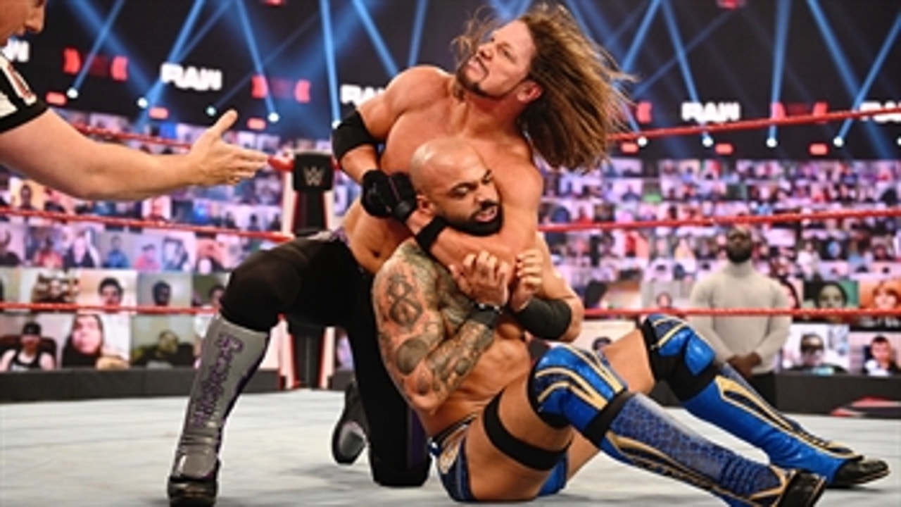 Ricochet vs. AJ Styles: Raw, Feb. 22, 2021