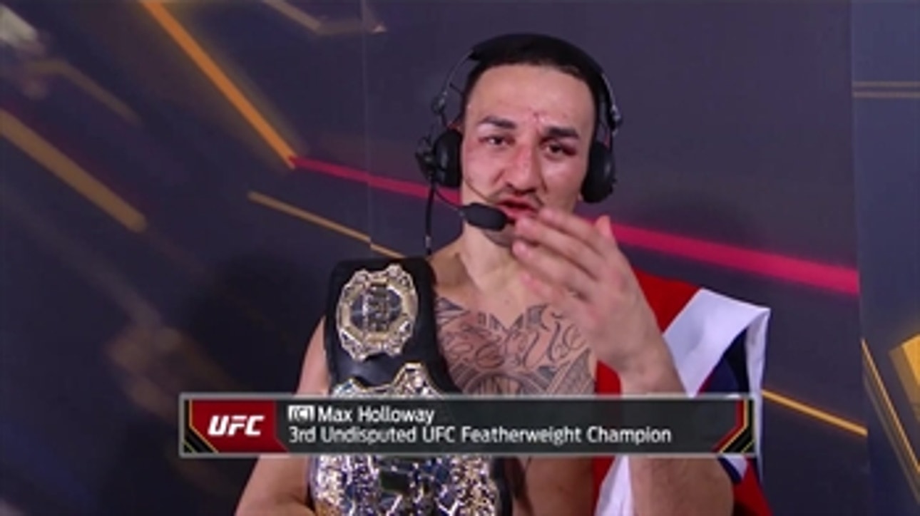 Max Holloway on how he defeated Jose Aldo, what's next ' UFC 212