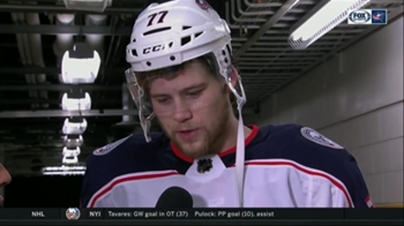 Josh Anderson is feeling good as Blue Jackets prepare for playoffs