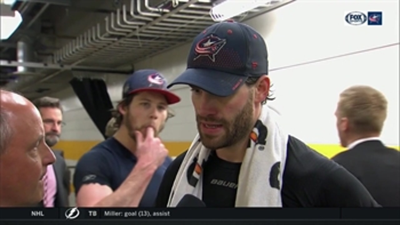 Boone Jenner discusses the swagger the Blue Jackets showed in Nashville