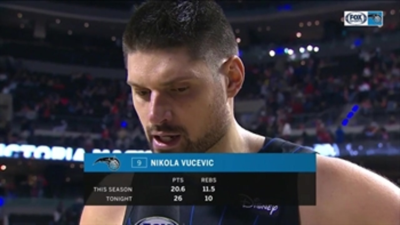Nikola Vucevic breaks down his big 4th quarter, shot that help seal 97-91 win over Bulls
