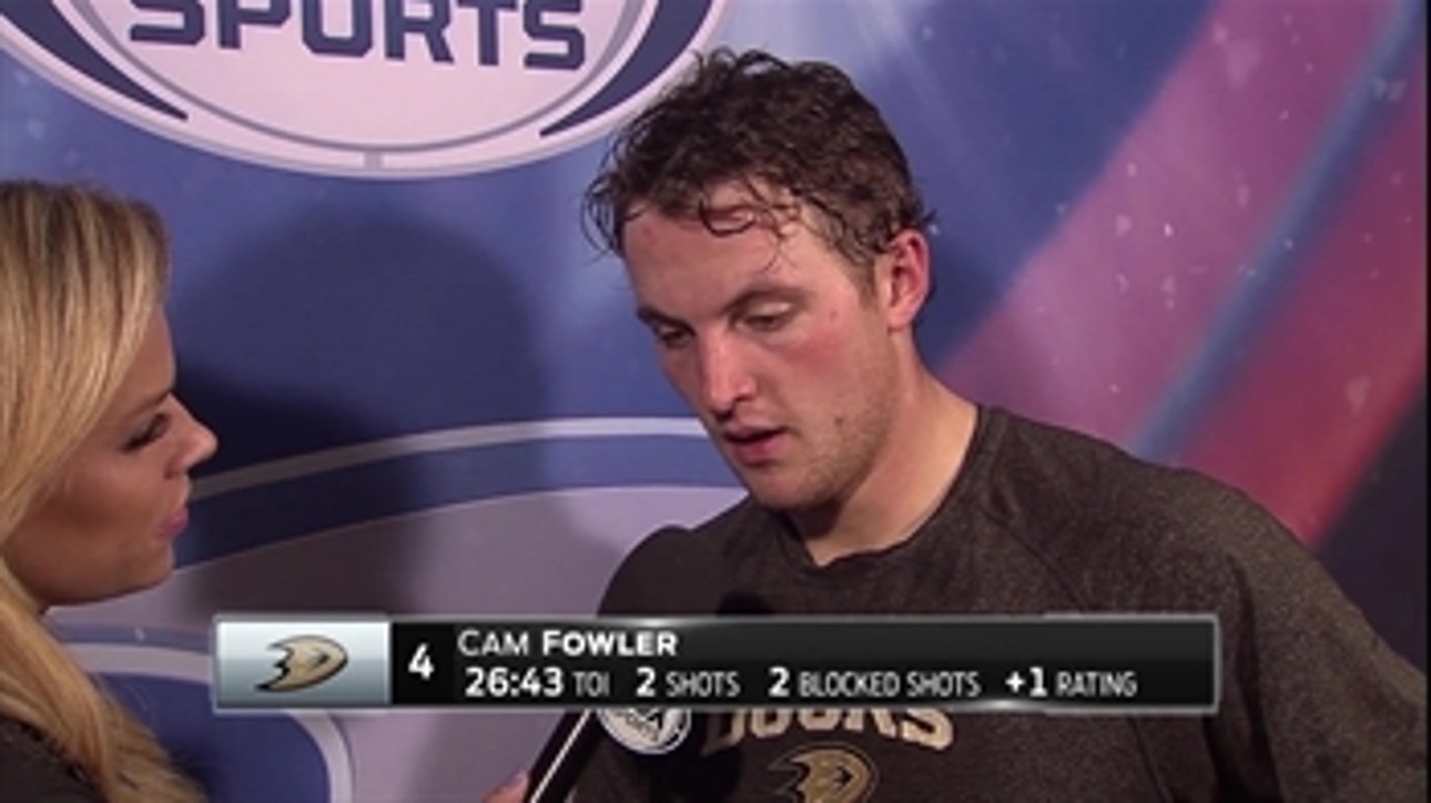 Cam Fowler postgame (12/2): I thought we did a lot of good things