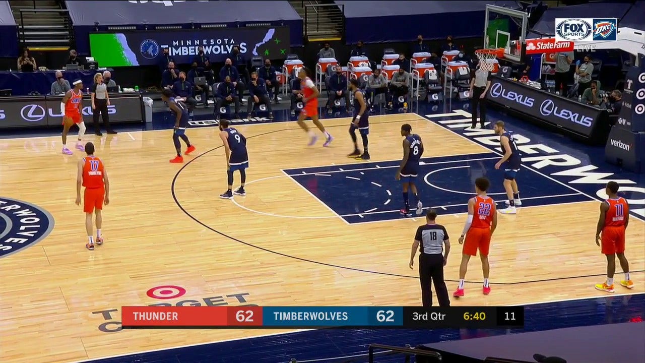 HIGHLIGHTS: Shai Gilgeous-Alexander DRILLS a three-pointer in the 3rd