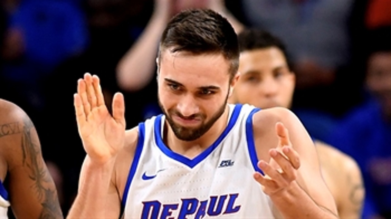 Max Strus drops 30 points on eight 3-pointers in DePaul's win over Georgetown