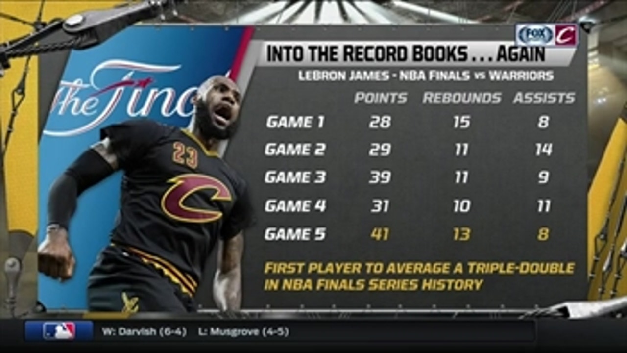 Lebron james finals averages sale