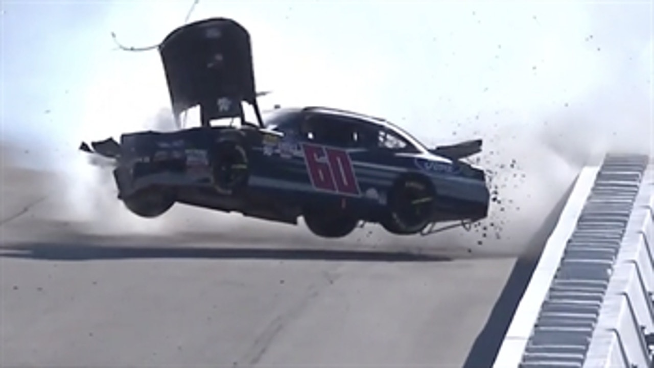 Chase Briscoe gets airborne in violent crash at Las Vegas ' 2018 NASCAR XFINITY SERIES