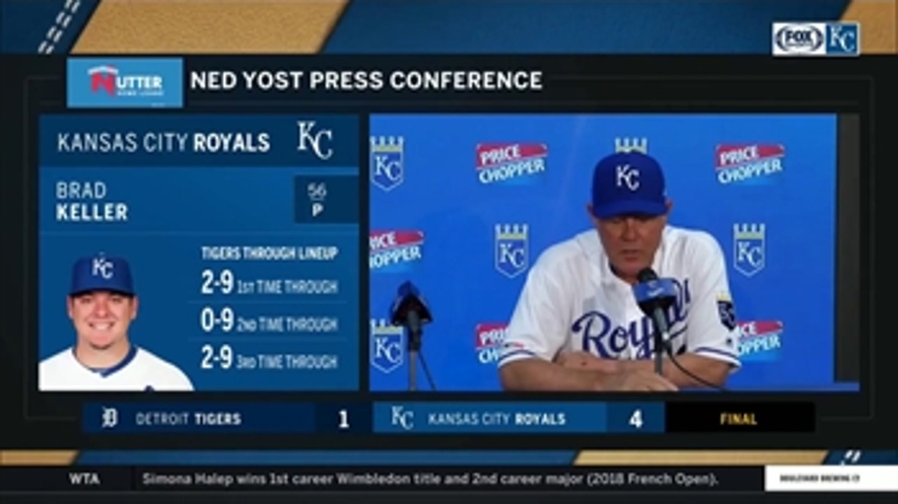 Yost on Keller's outing: 'He did a great job'