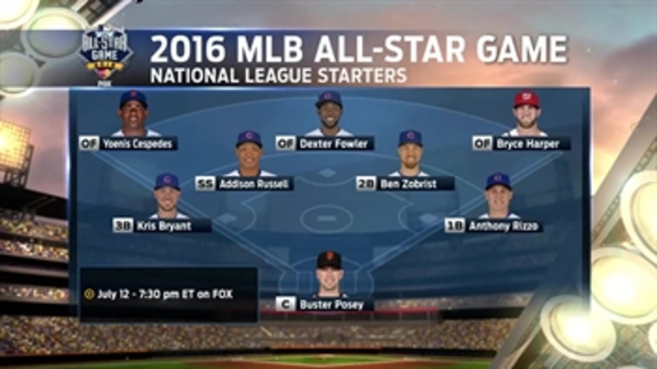 Here are your 2016 NL All-Star starters - 'MLB Whiparound'