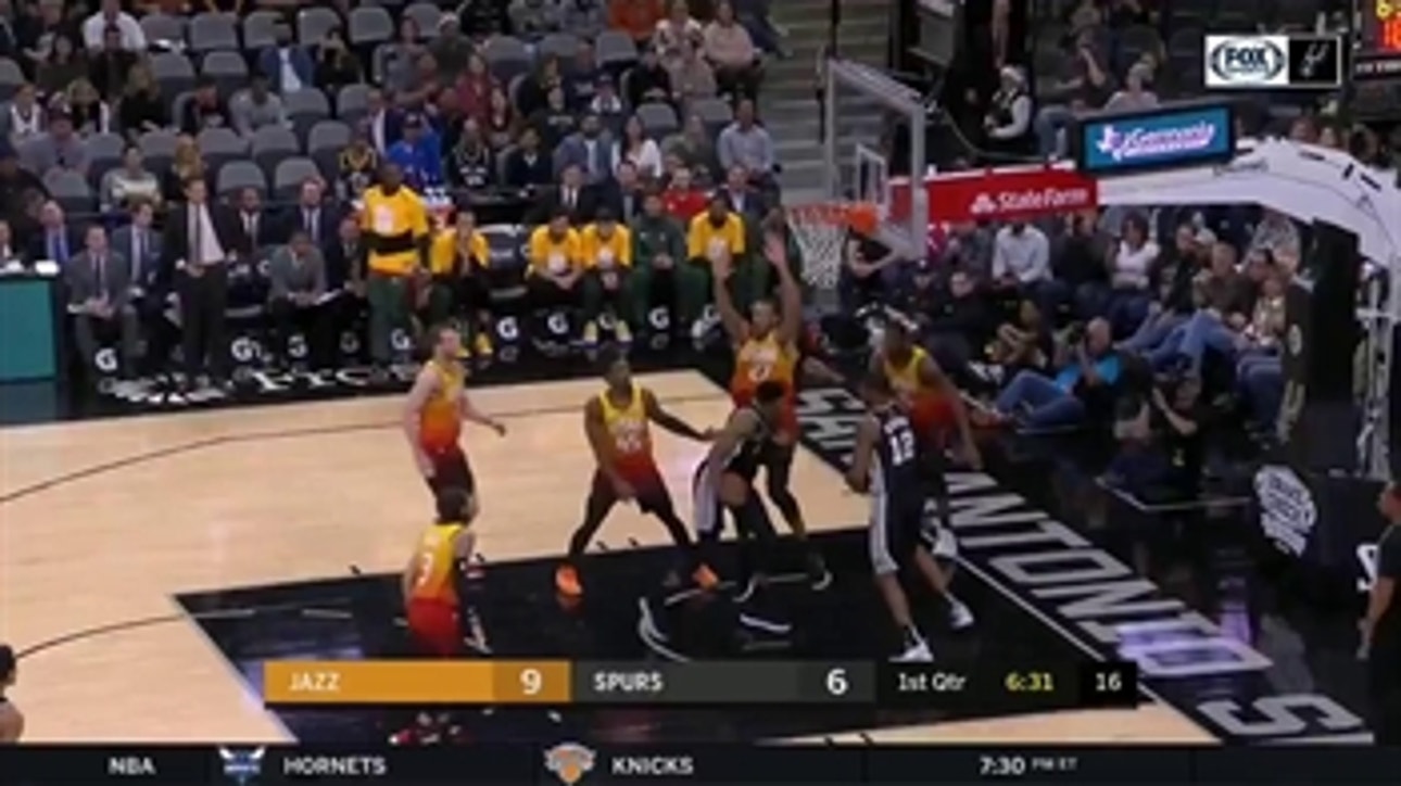WATCH: Rudy Gay Lifts Spurs over Jazz 110-97