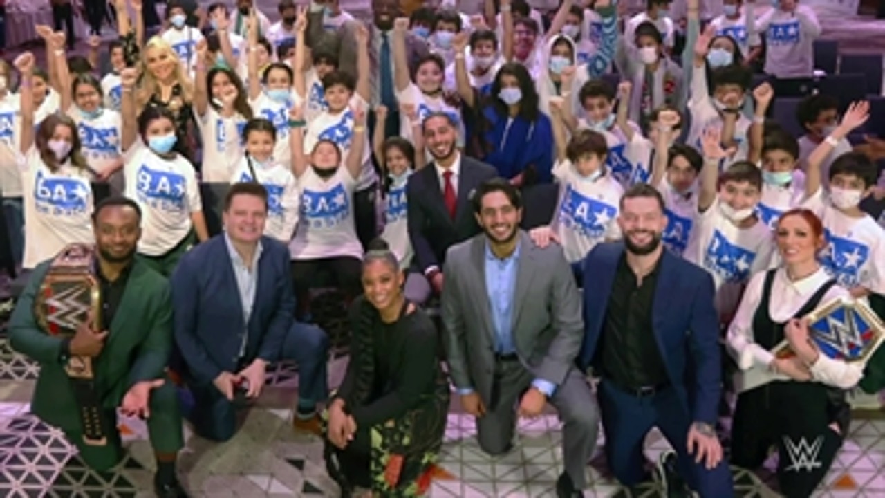 WWE Superstars host the first-ever Be a Star rally in Riyadh