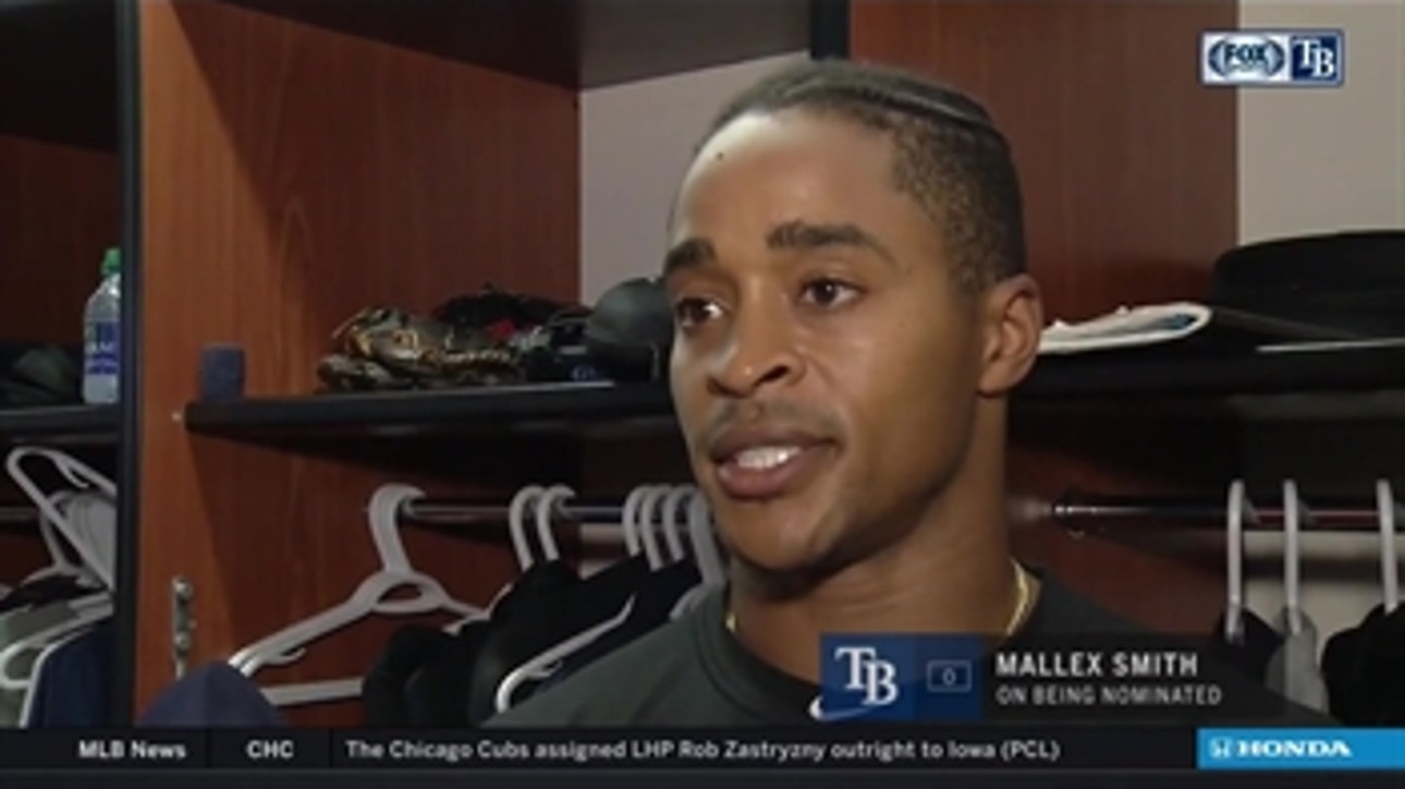 Mallex Smith on his Roberto Clemente Award nomination