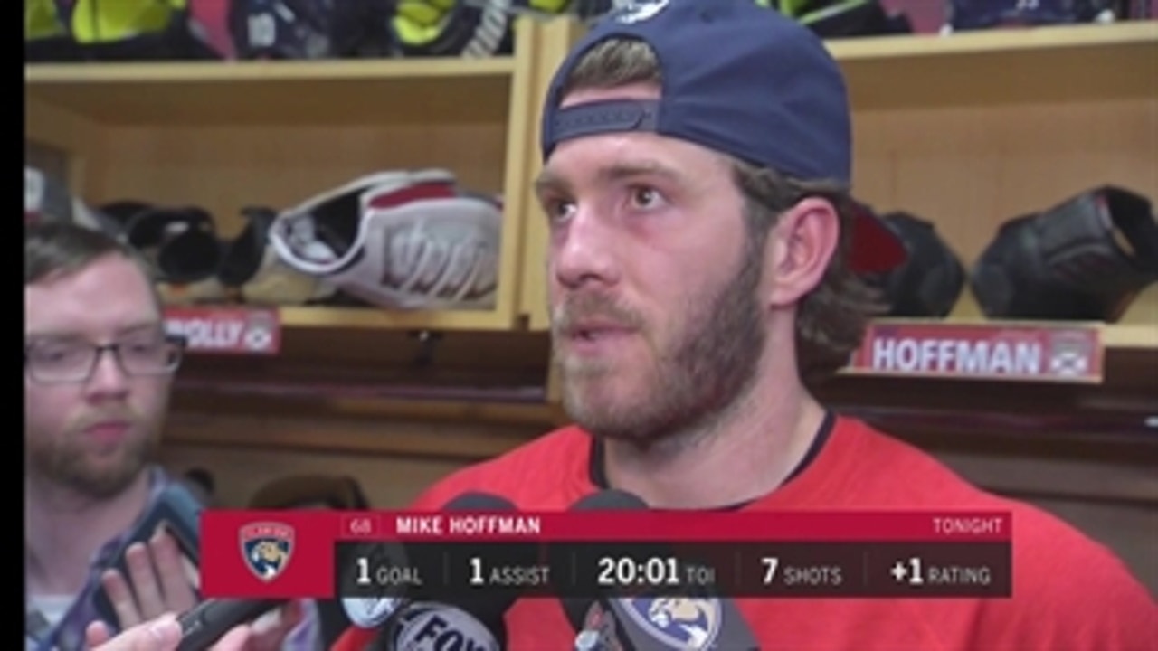 Mike Hoffman: 'We can't be giving up too many free ones like we did tonight'