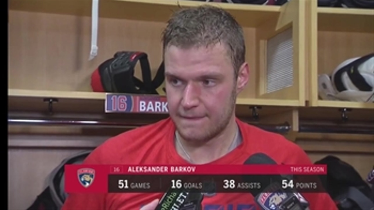 Aleksander Barkov on getting Panthers into the playoffs: 'I will be working as hard as I can'