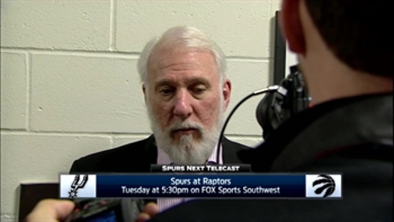 Gregg Popovich talks Spurs' 112-86 win over Nets