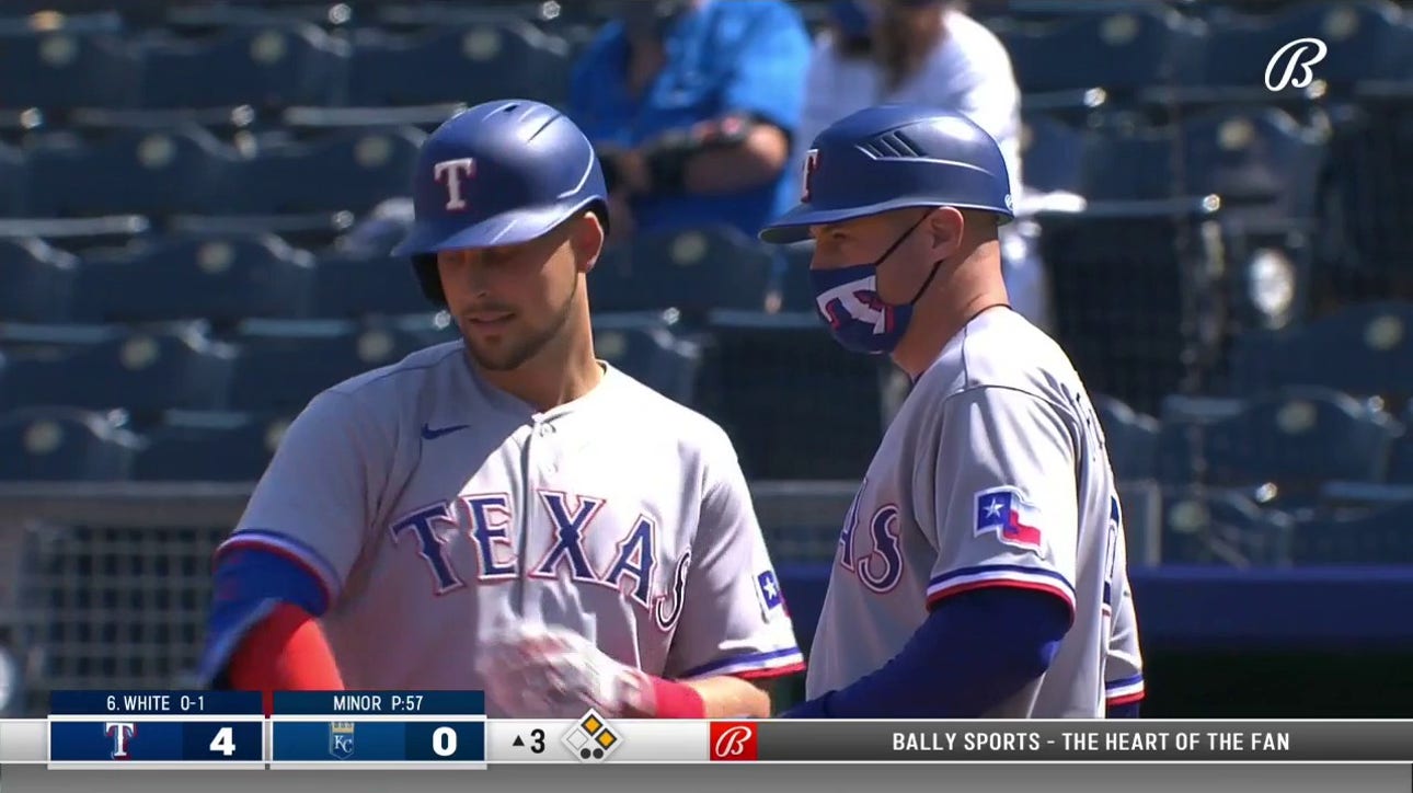 HIGHLIGHTS: Nate Lowe Scores Two with a Single to give Rangers 4-0 lead over Royals