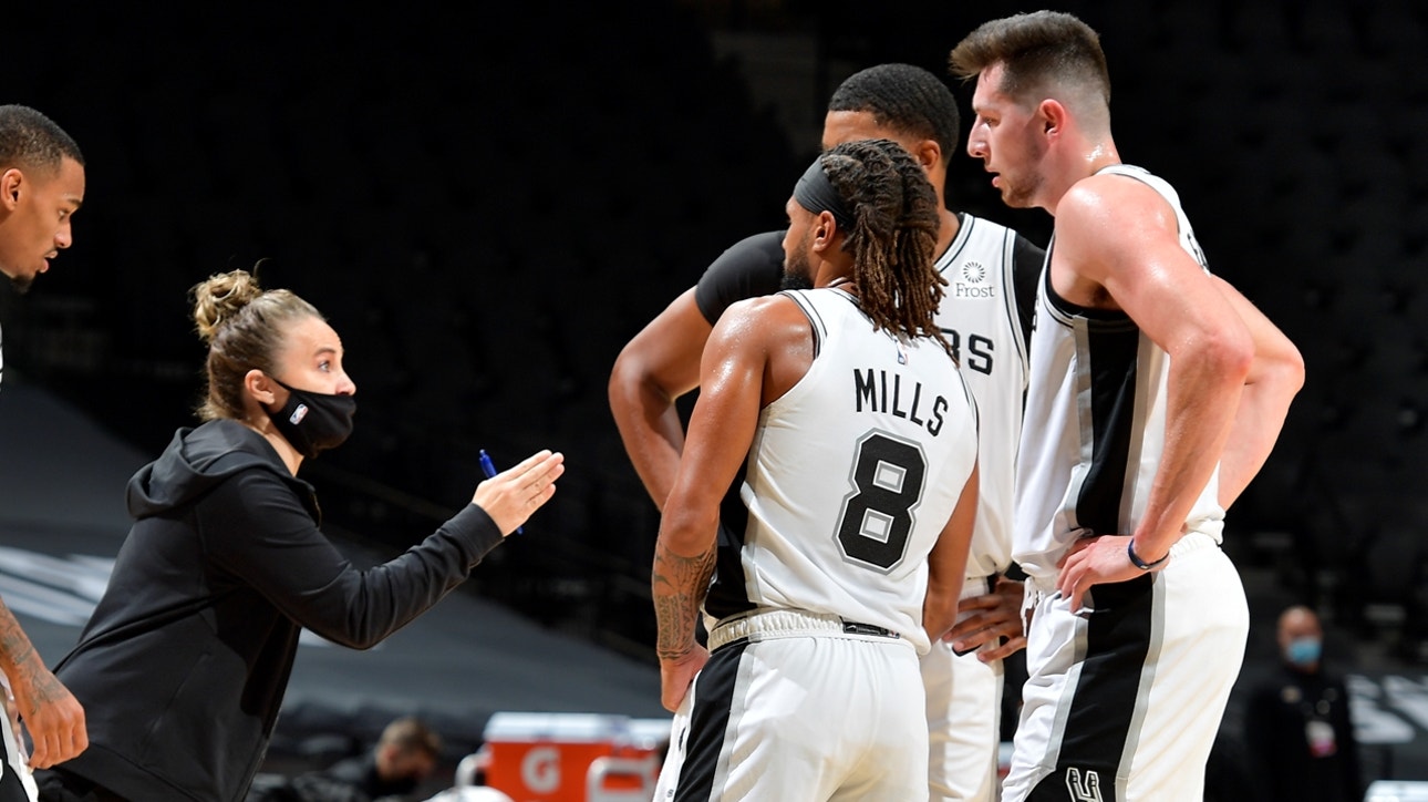 Skip Bayless praises Spurs' Becky Hammon for a historic first: 'She can be a head coach in NBA' | UNDISPUTED