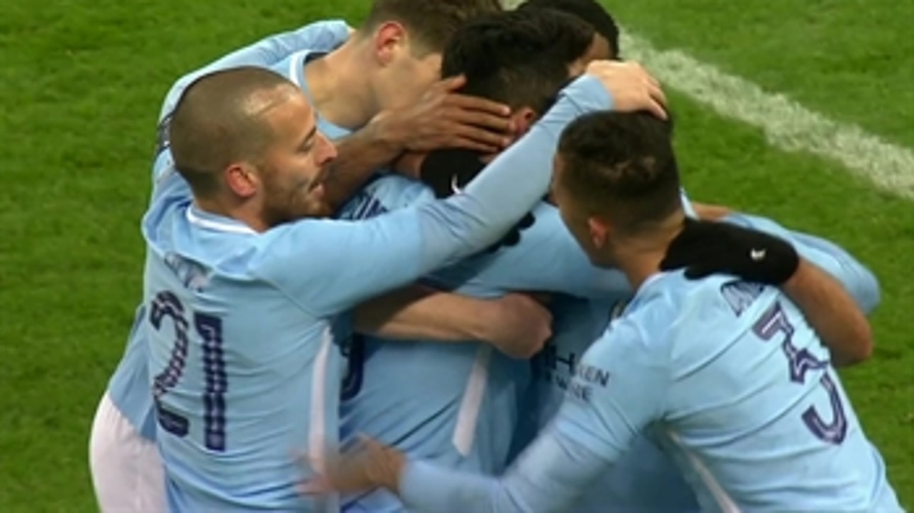 Aguero nets two quick goals for Manchester City vs. Burnley | 2017-18 FA Cup Highlights