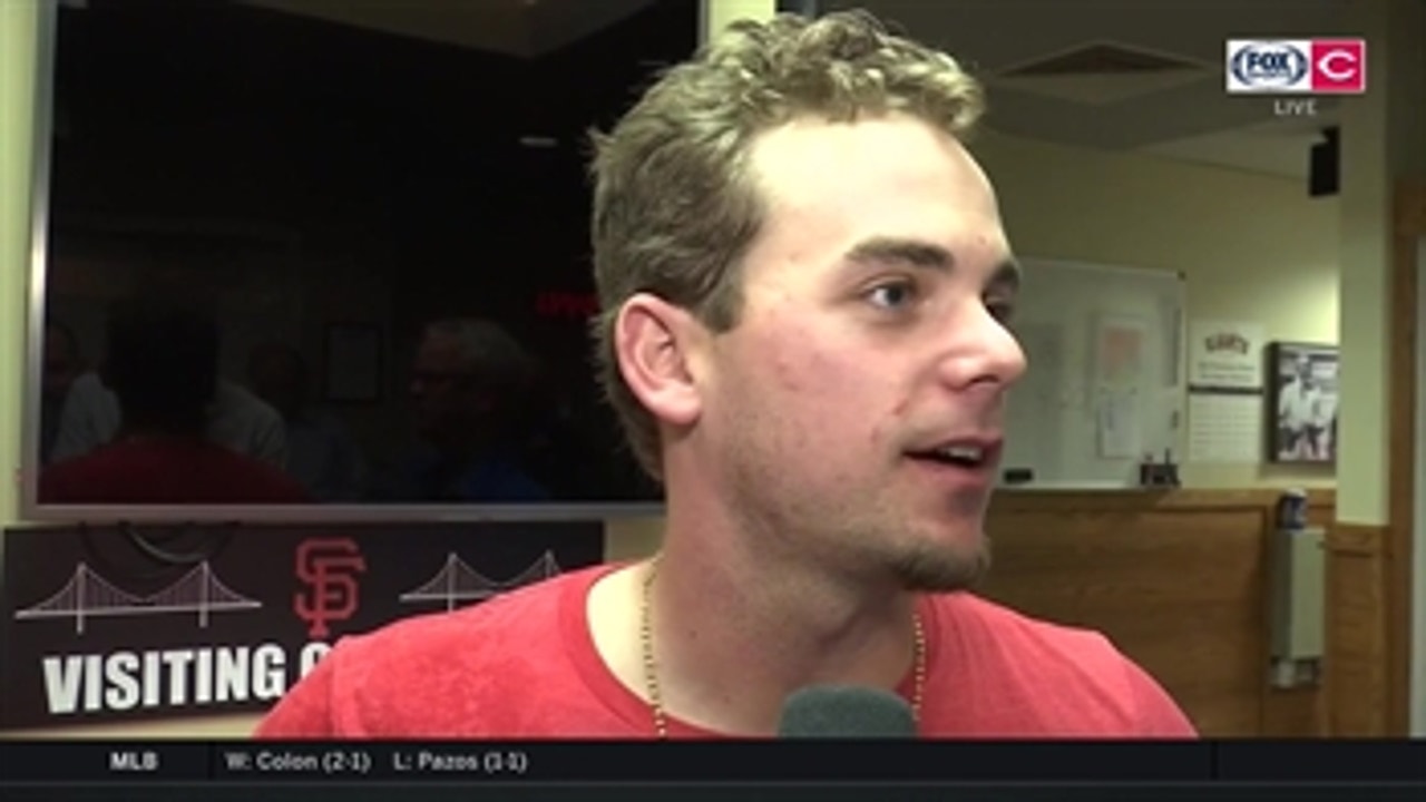 Scooter Gennett credits his Jordan Cleats for helping him make great play