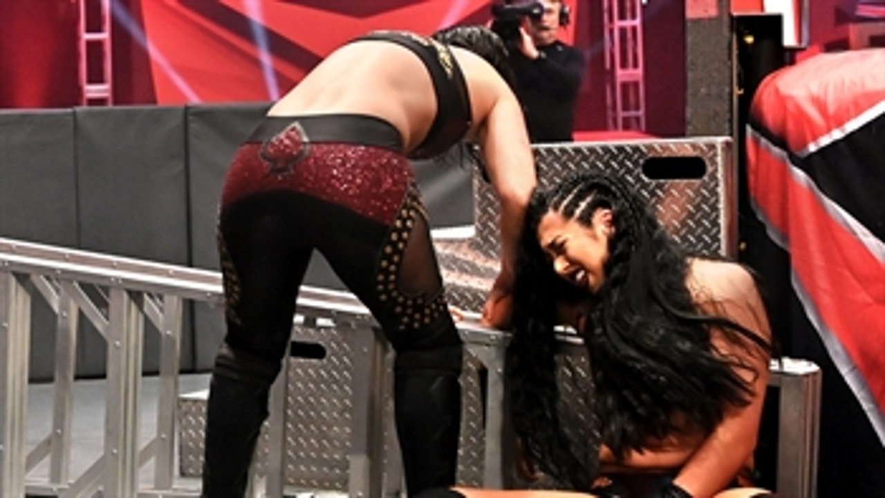 Shayna Baszler smashes Indi Hartwell's arm: Raw, April 20, 2020