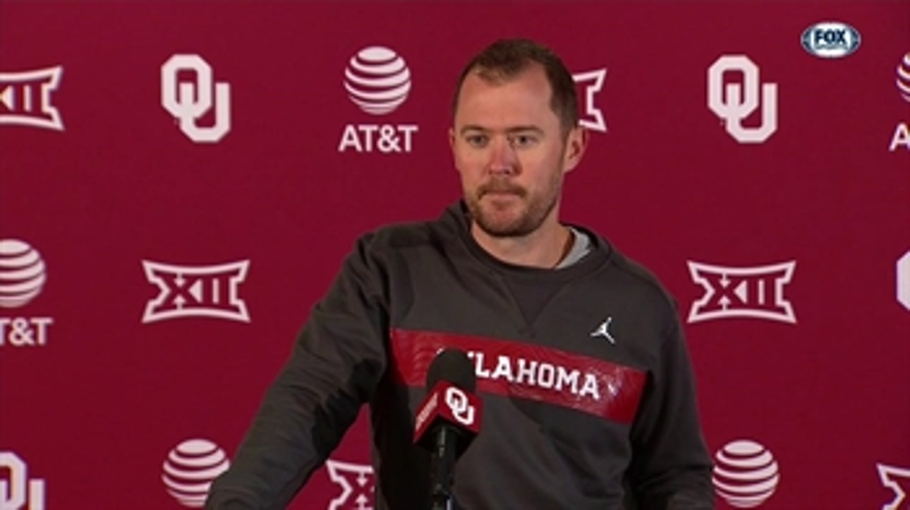 Lincoln Riley on Kyler Murray after loss to Texas: 'He took it really hard' ' OU Sooners Press Conference