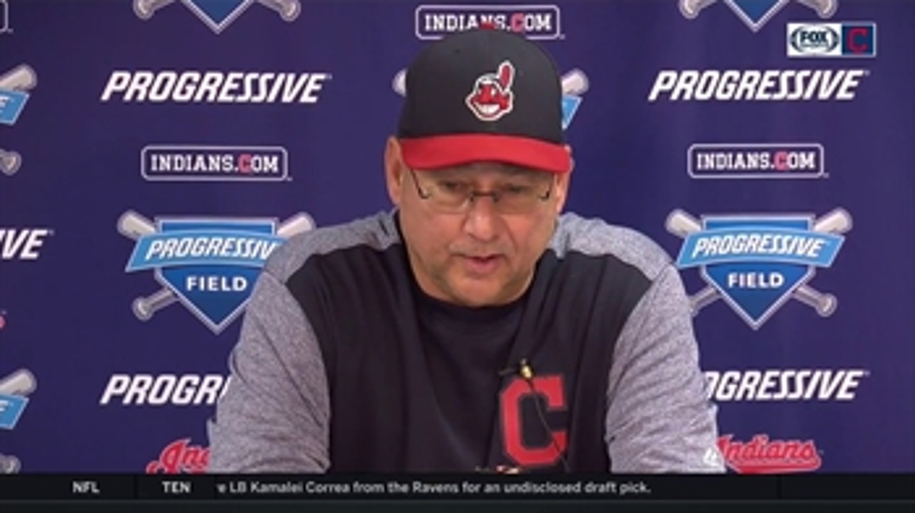 Tito: Tribe 'played as a team' in 8-1 series opening win over Twins
