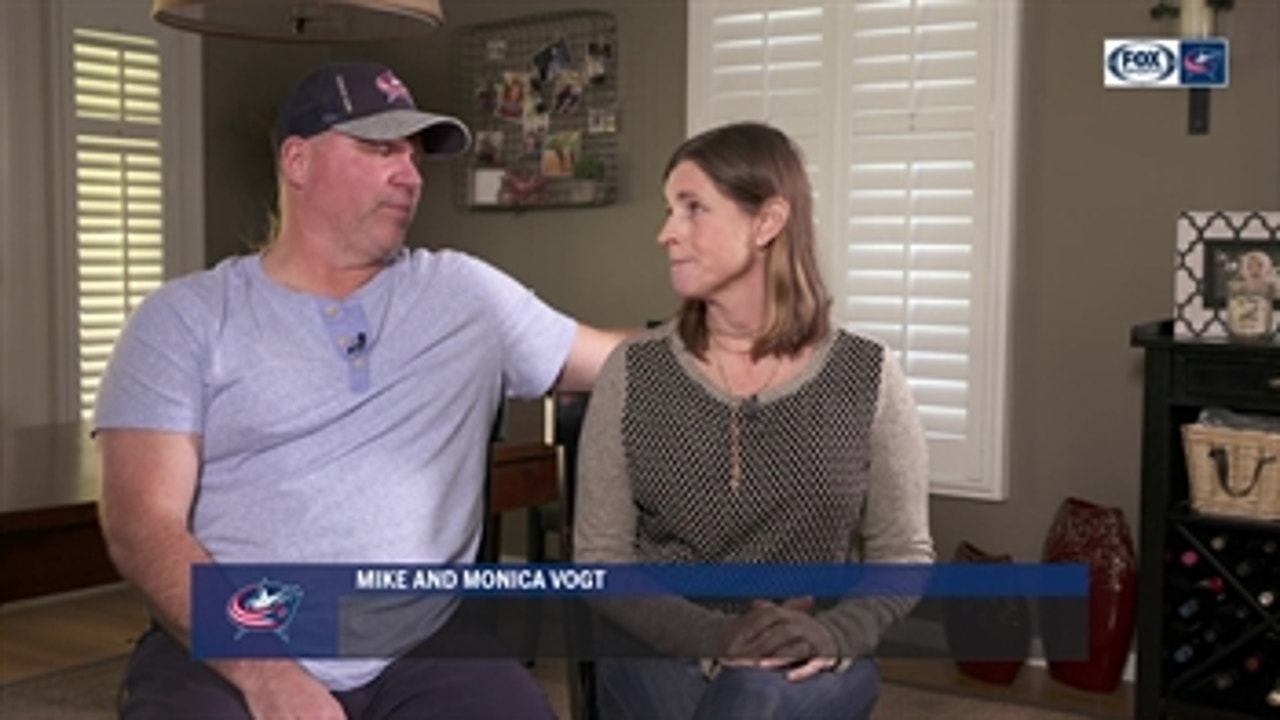 As the Jackets' head athletic trainer Mike Vogt's family battles cancer, the CBJ family stands by him