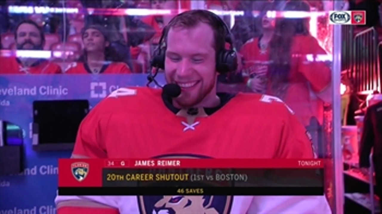 James Reimer on game performance: 'It would be nice if I had a birthday everyday if this is what happens'