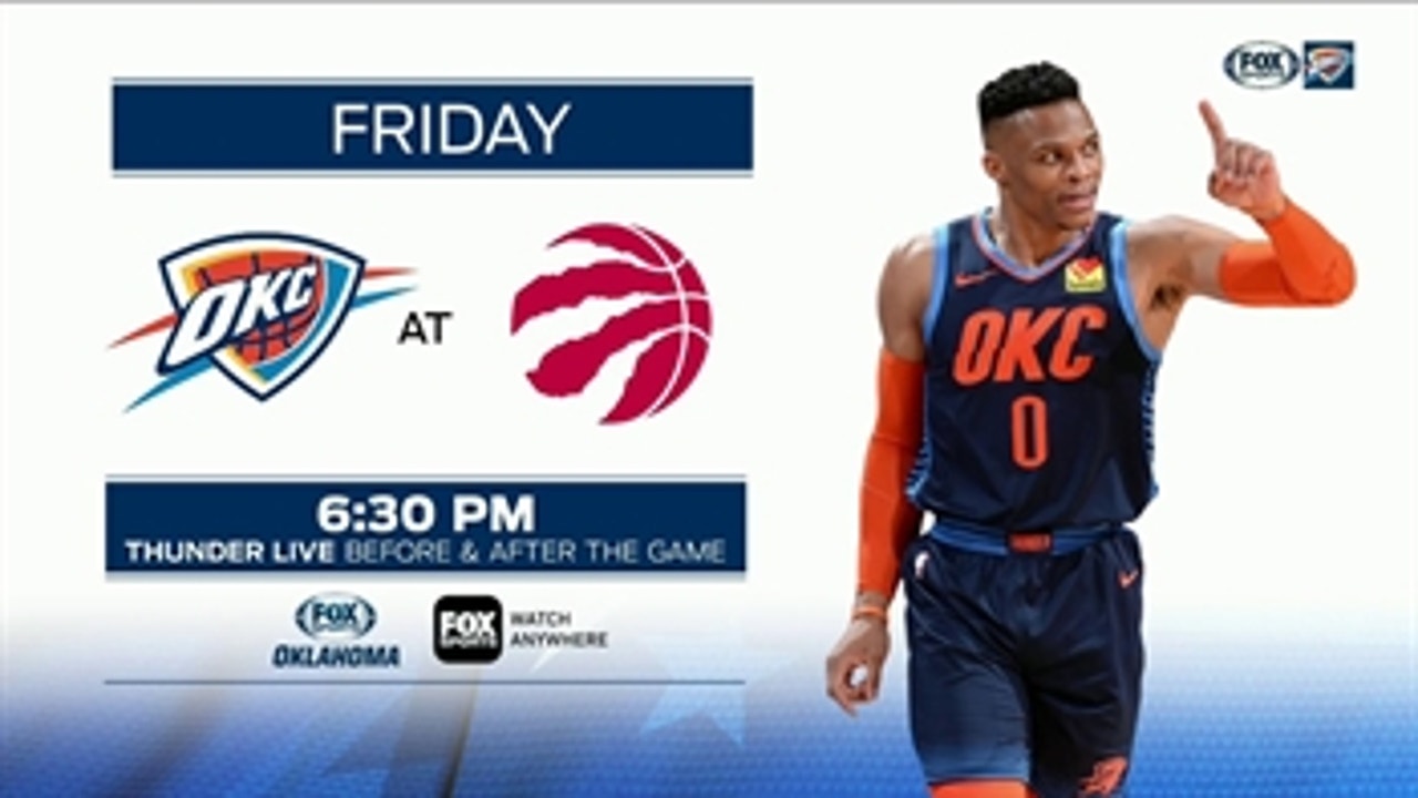 Rematch on Friday with Toronto ' Thunder Live