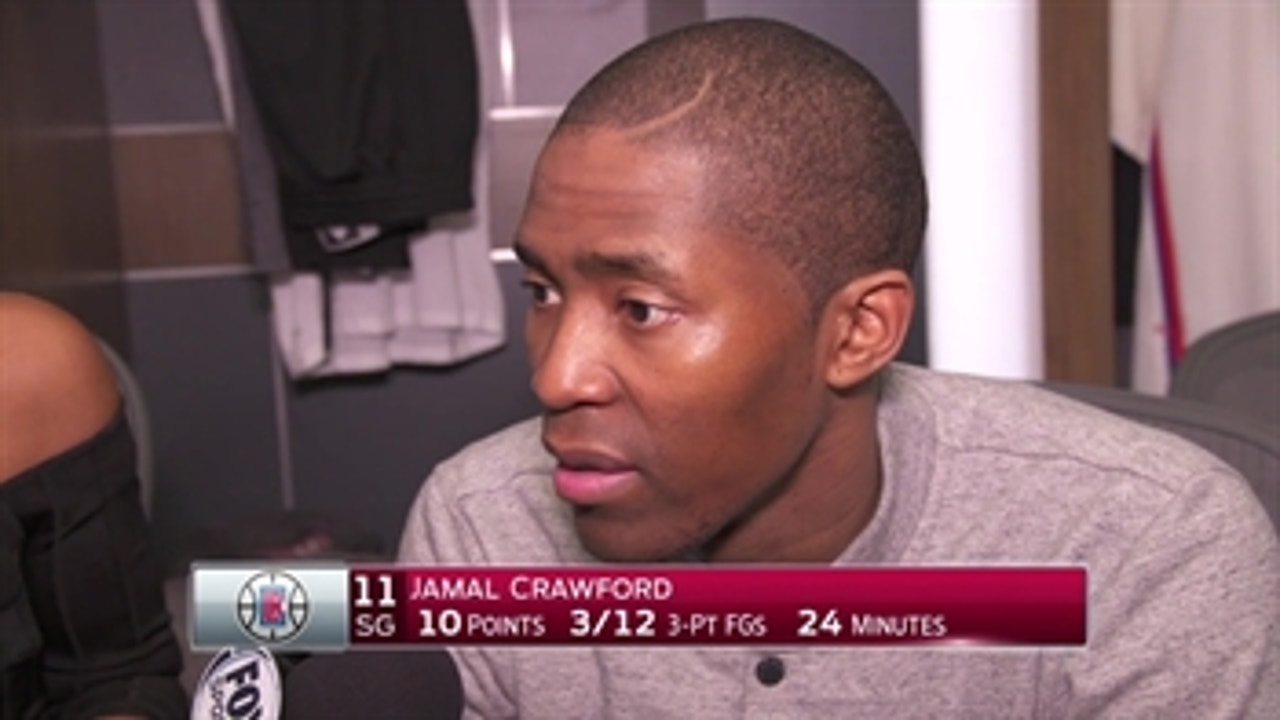 Jamal Crawford (10 points): We were locked in for Game 2