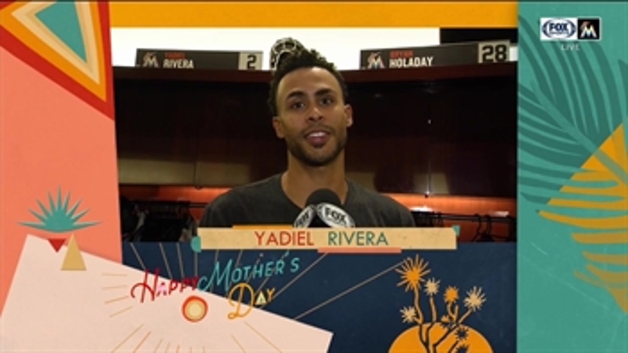 Miami Marlins wish their Moms a Happy Mother's Day!