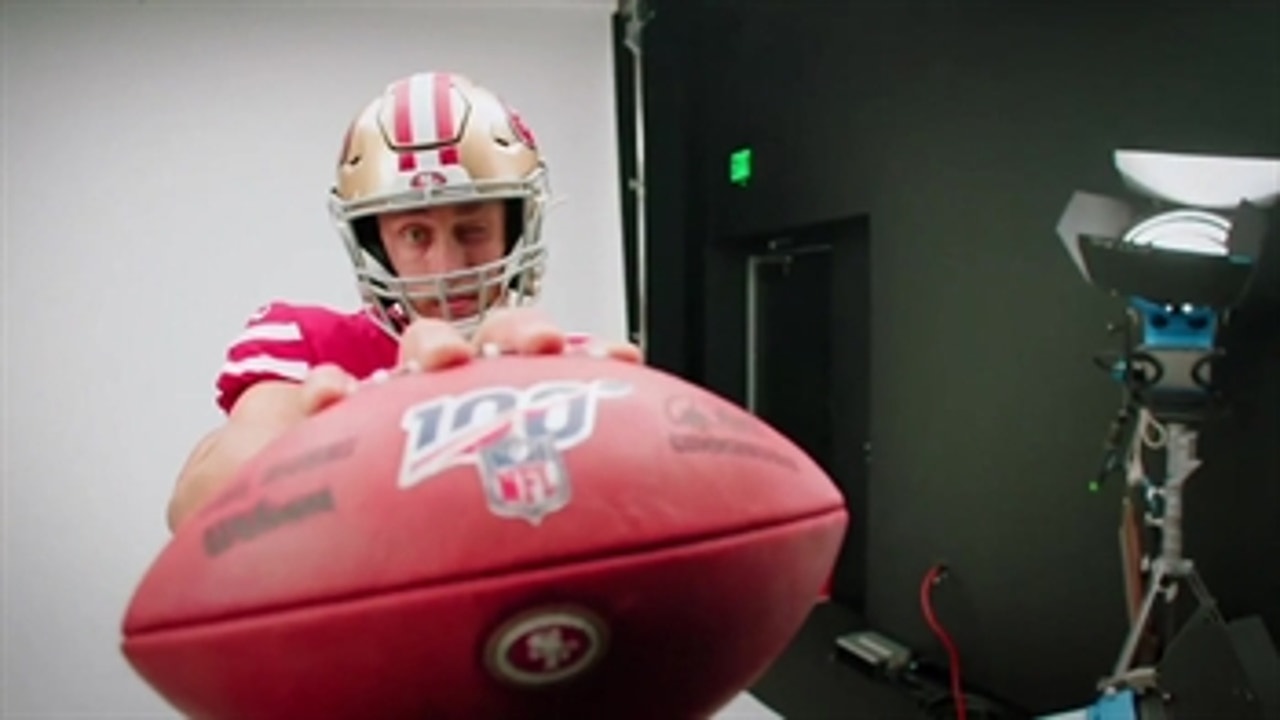 George Kittle recreates 'The Catch' ' NFL 100