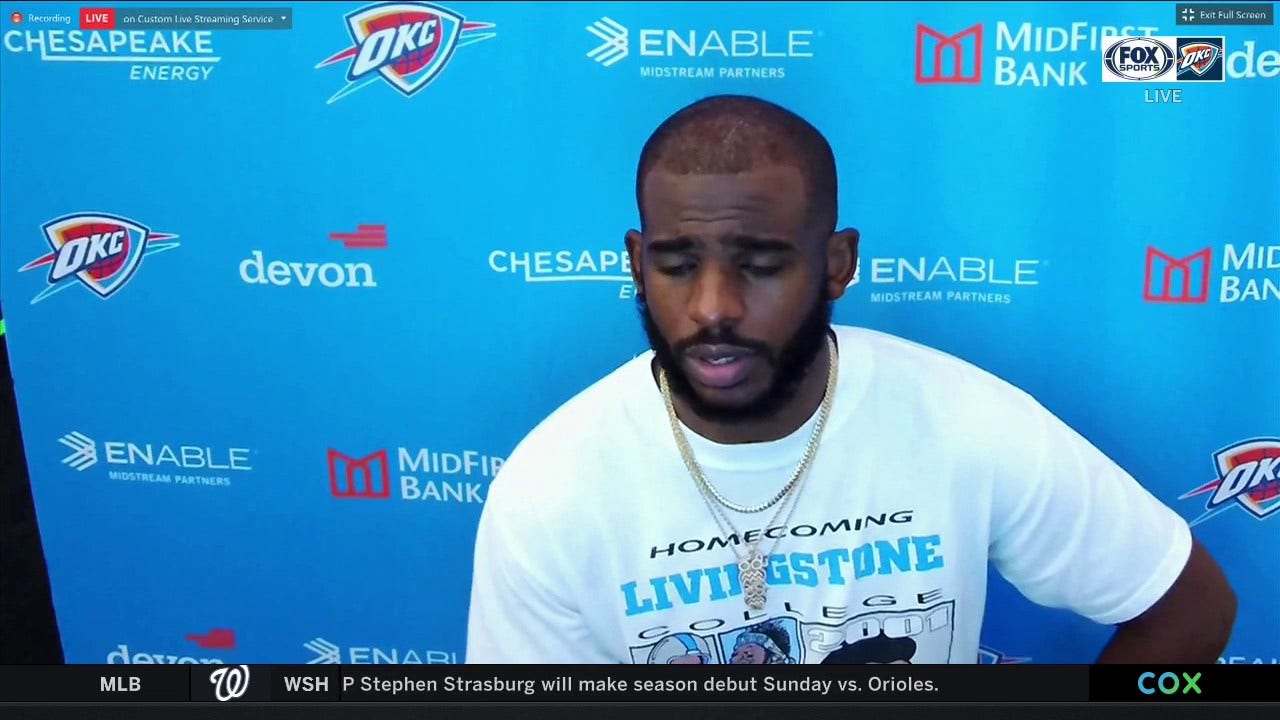 Chris Paul on the Thunder loss to the Grizzlies