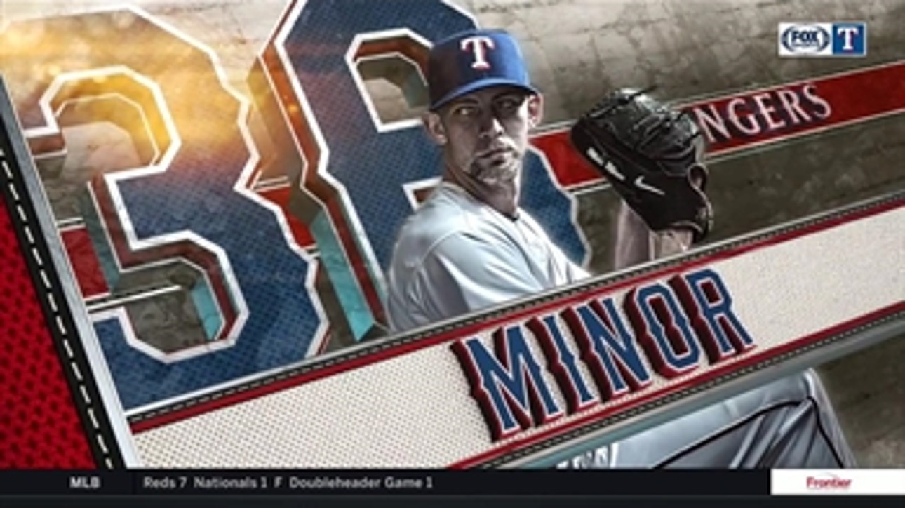 Mike Minor is pitching Extremely Well ' Rangers Live