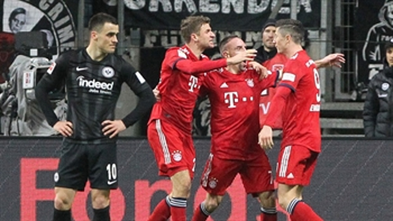 Franck Ribery breaks deadlock against Eintracht Frankfurt  ' 2018 Bundesliga Highlights