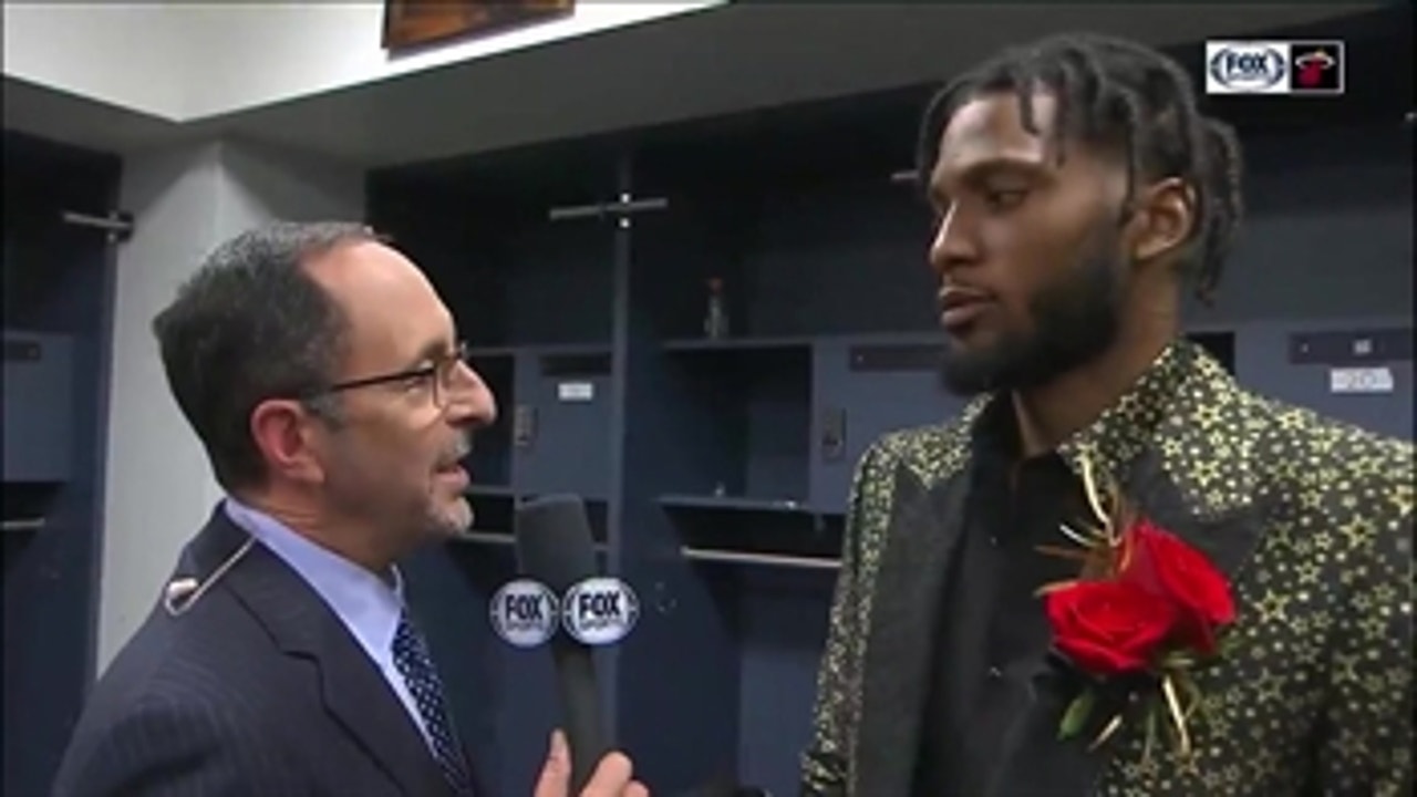 Justise Winslow talks about being Dwyane Wade's teammate, what's in store for Heat