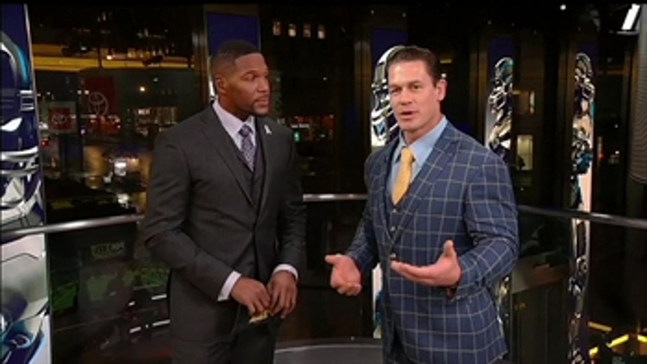 John Cena joins the TNF crew to discuss his donation to the California fire fighters