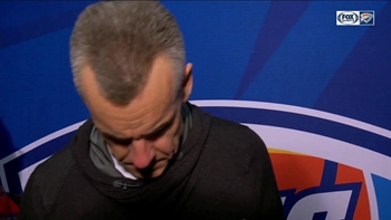 Billy Donovan: 'It was a game of a lot of runs'