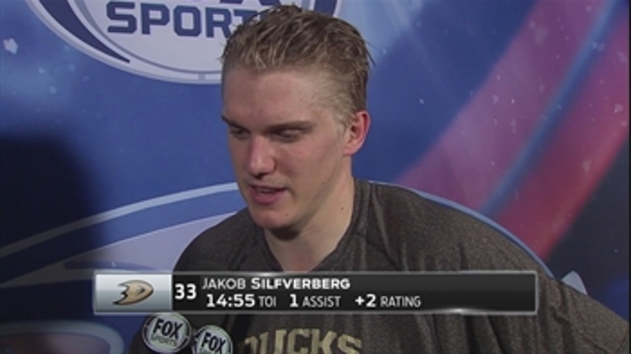 Jakob Silfverberg: Nice to return home with a win