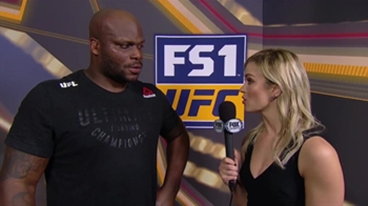 Laura Sanko talks with Derrick Lewis ' POST-FIGHT ' INTERVIEW ' UFC FIGHT NIGHT