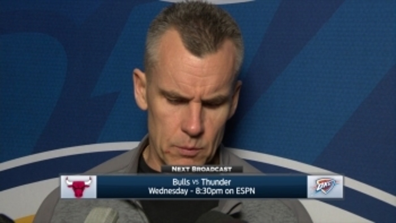Billy Donovan takes some positives from loss
