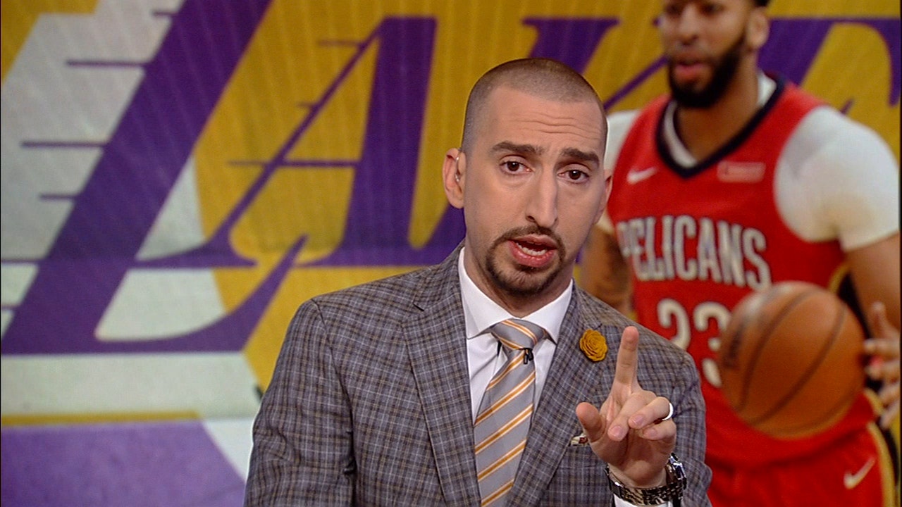 Nick Wright analyzes the Lakers reported trade offer to Pelicans for AD ' NBA ' FIRST THINGS FIRST
