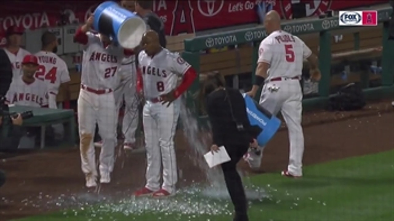 Justin Upton on Angels walk-off win: 'we just kept scrapping'